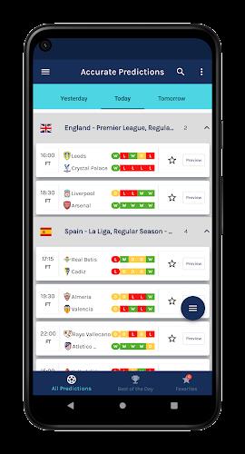 Accurate Soccer Predictions Screenshot4