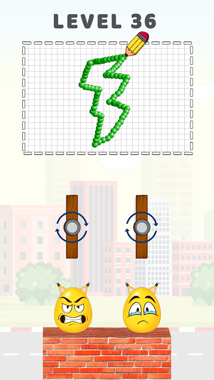 Draw To Smash Eggs-Rescue Doge Screenshot3