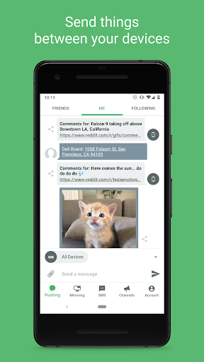 Pushbullet: SMS on PC and more Screenshot1