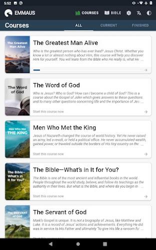 Emmaus Bible Courses Screenshot9