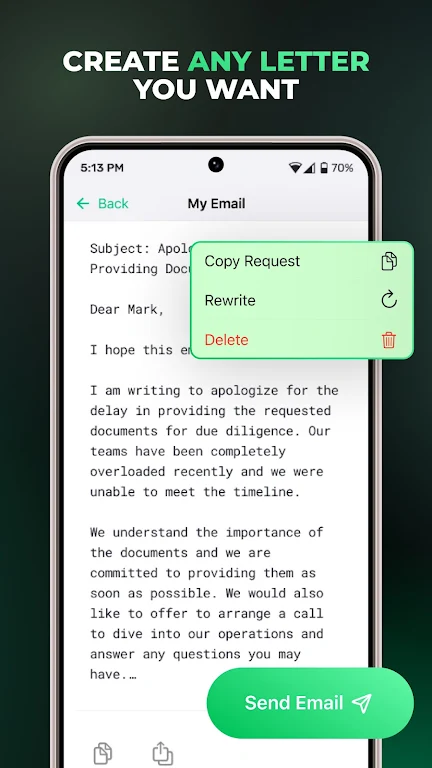 Friday: AI E-mail Assistant Screenshot2