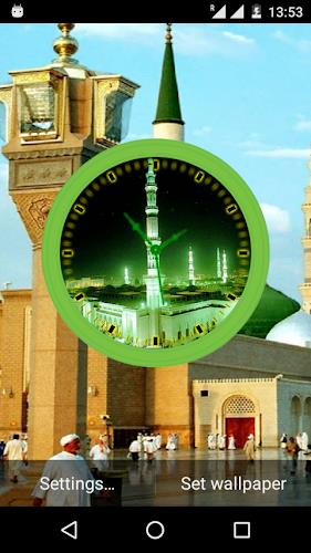 Madina Clock Live Wallpaper Screenshot1