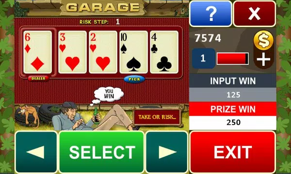 Garage slot machine Screenshot4