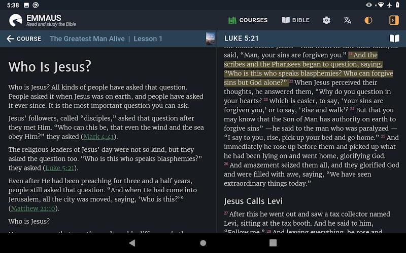 Emmaus Bible Courses Screenshot13