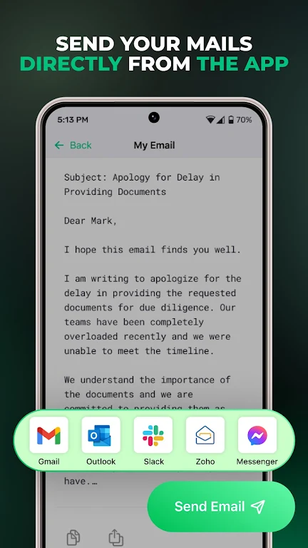 Friday: AI E-mail Assistant Screenshot7