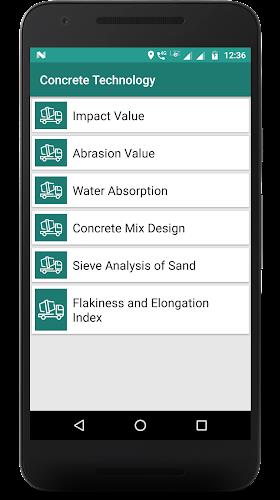 Civil Material Tester Screenshot3