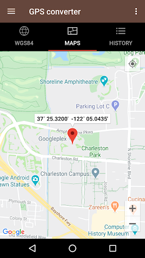GPS coordinate converter Screenshot2