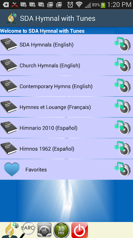 SDA Hymnal with Tunes Screenshot1