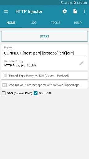 HTTP Injector (SSH/V2R/DNS)VPN Screenshot1