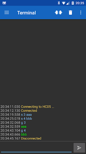 Serial Bluetooth Terminal Screenshot1