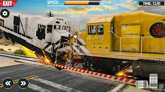 Train Vs Giant Pit Crash Games Screenshot4