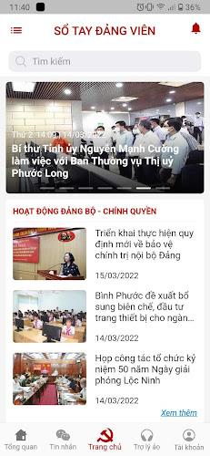 Sổ tay Đảng viên Bình Phước Screenshot2