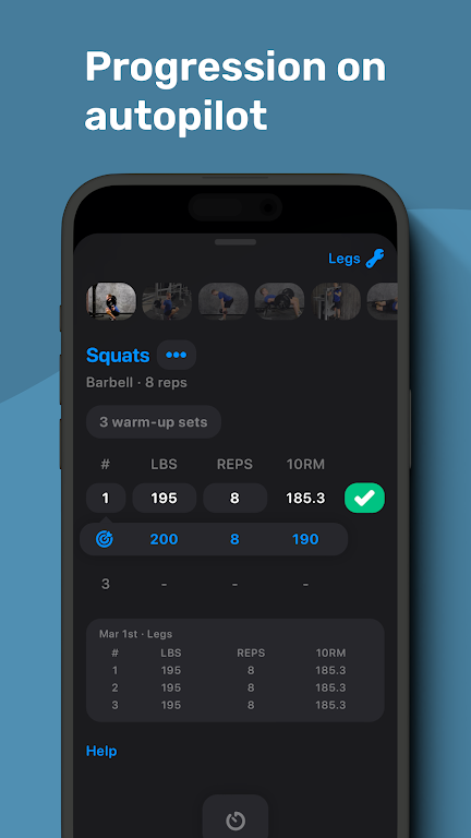 Alpha Progression Gym Tracker Screenshot3