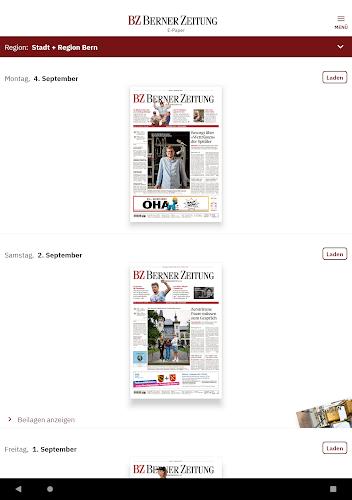 BZ Berner Zeitung E-Paper Screenshot6