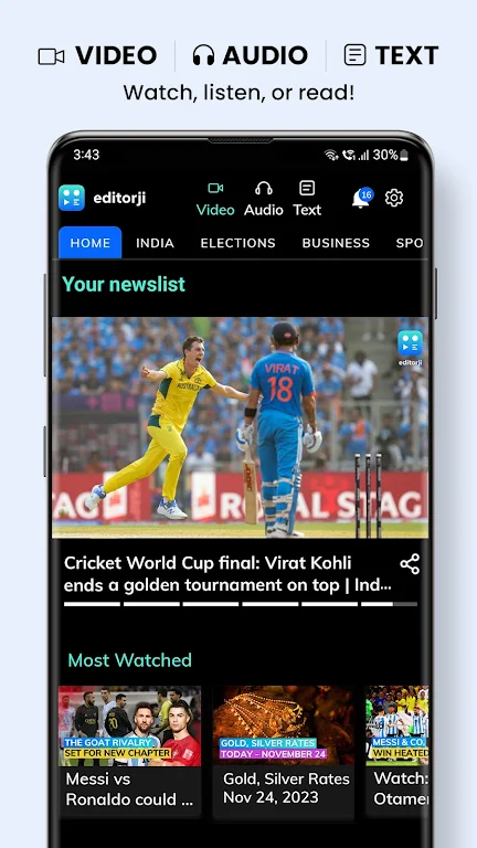 Editorji - Latest Video news Screenshot3