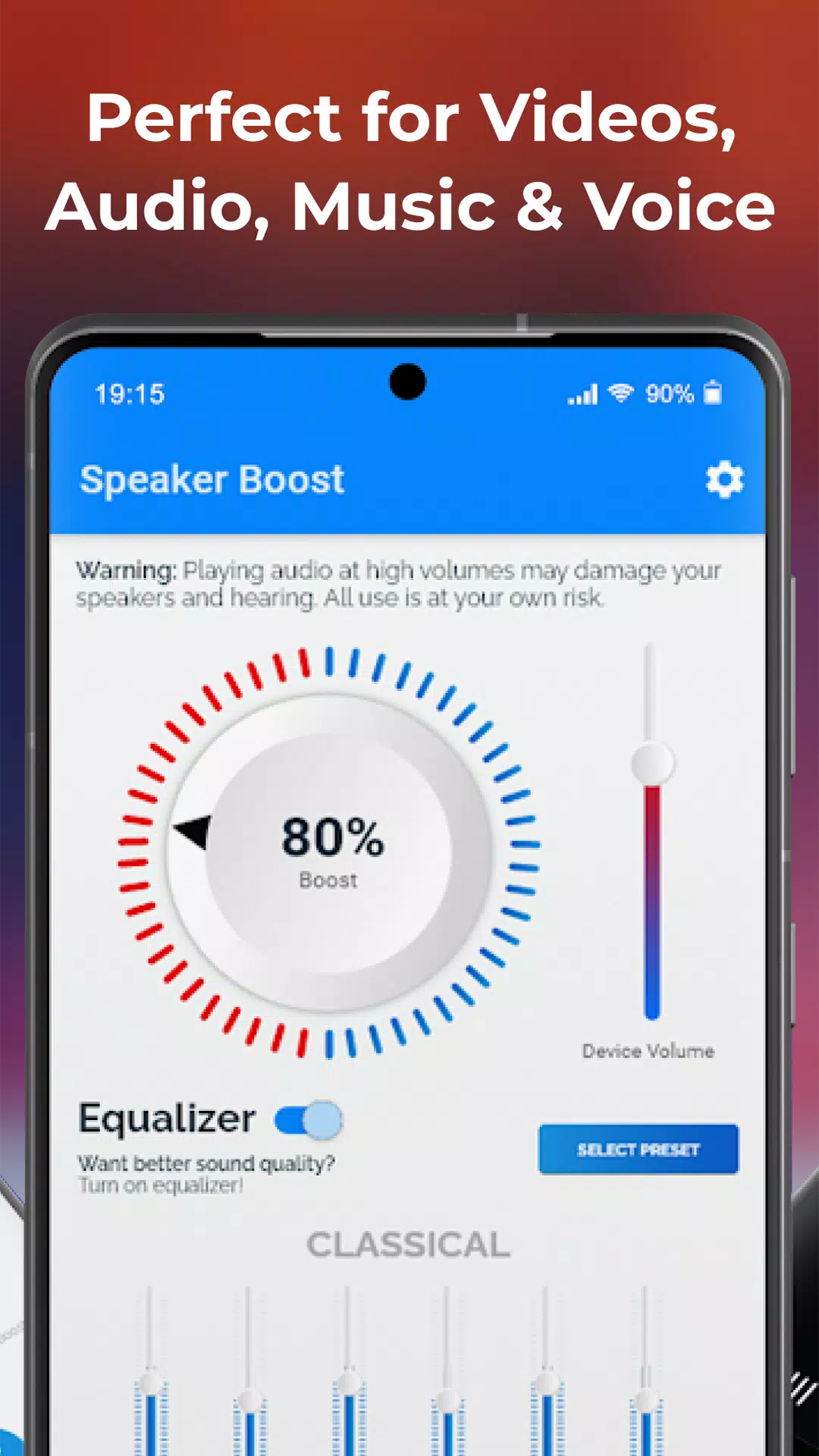 Speaker Boost: Volume Booster Screenshot3