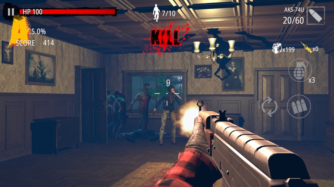 Zombie Hunter D-Day Screenshot1