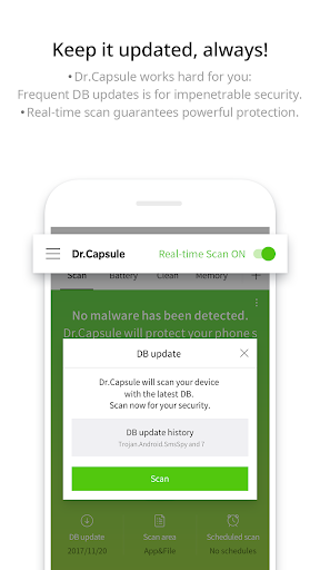 Dr.Capsule Antivirus, Cleaner Screenshot2