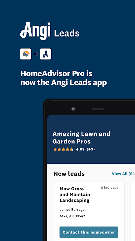 Angi Pro Leads Screenshot1