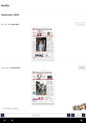 BZ Berner Zeitung E-Paper Screenshot8