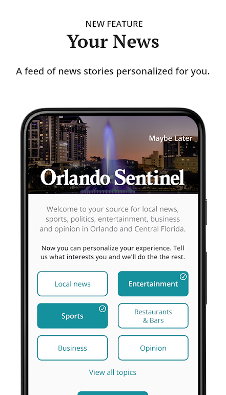 Orlando Sentinel Screenshot1
