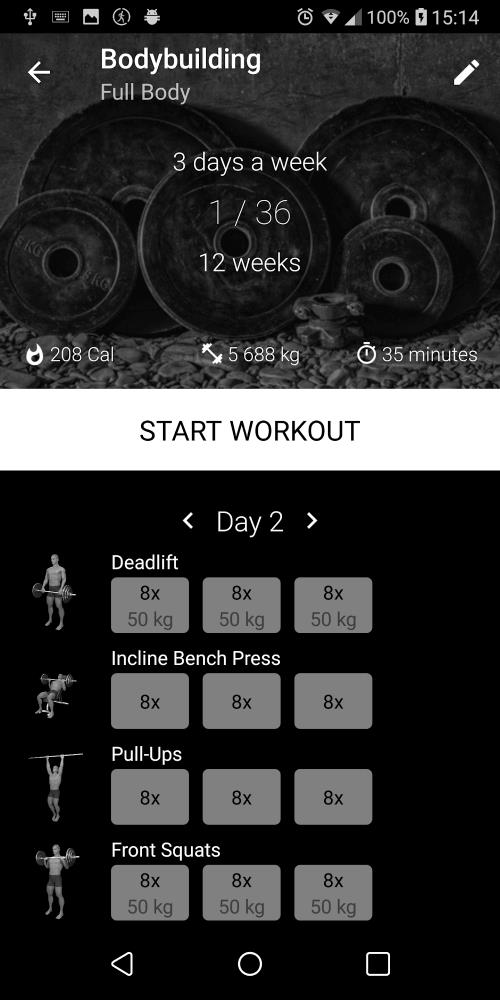 Bodybuilding. Weight Lifting Screenshot1