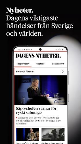 Dagens Nyheter Screenshot1