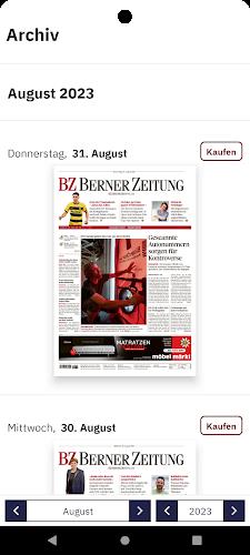 BZ Berner Zeitung E-Paper Screenshot3