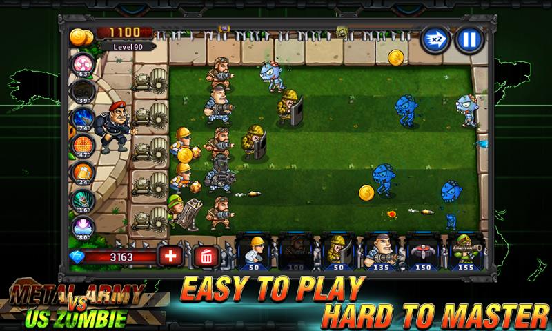 Army vs Zombies :Tower Defense Screenshot2