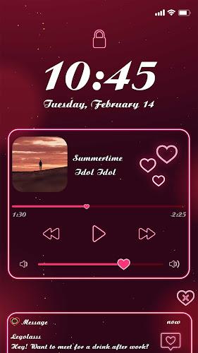 Wow Valentine Neon Icon Pack Screenshot4