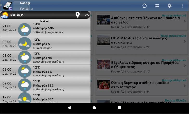 Ειδήσεις Εφημερίδες Νέα Καιρός Screenshot10