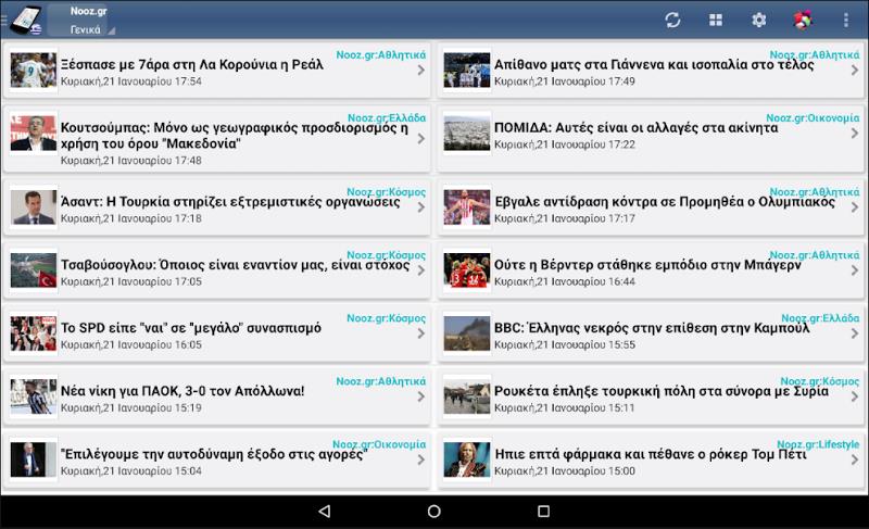 Ειδήσεις Εφημερίδες Νέα Καιρός Screenshot15