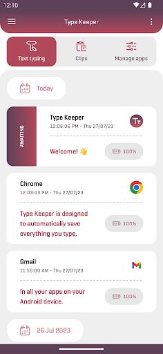 Type Keeper - Your keylogger Screenshot3