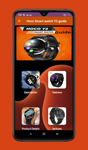 Hoco Smart watch Y2 guide Screenshot1