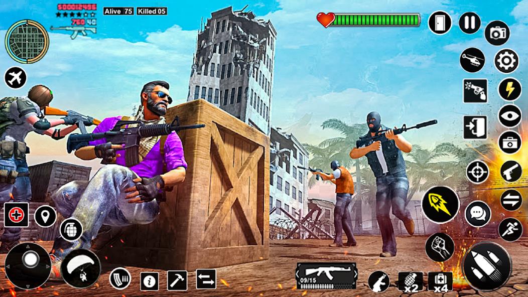 Commando Shooting Strike Games Mod Screenshot3