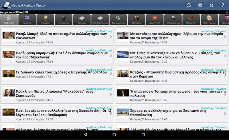 Ειδήσεις Εφημερίδες Νέα Καιρός Screenshot19