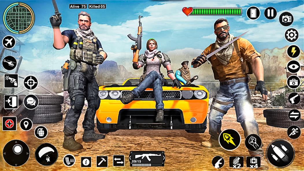 Commando Shooting Strike Games Mod Screenshot4