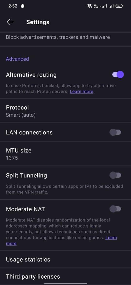 ProtonVPN Screenshot7