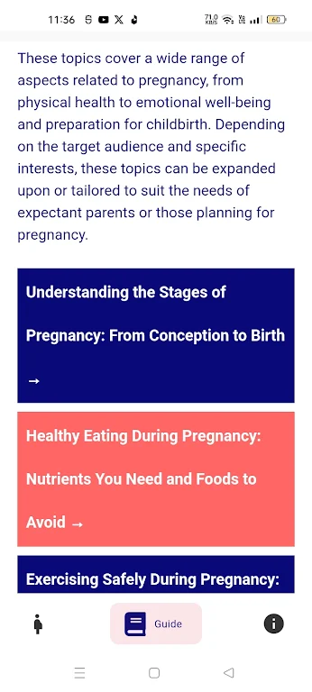 Pregnancy Calculators & Tools Screenshot2