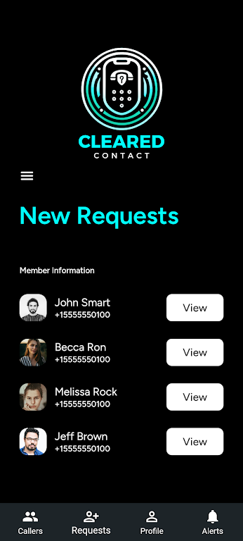 ClearedContact Screenshot3