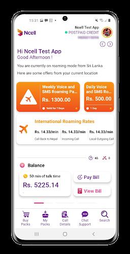 Ncell App: Recharge, Buy Packs Screenshot2