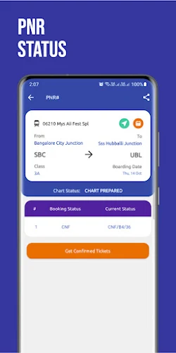 Mobile IRCTC Ticket Booking Screenshot2