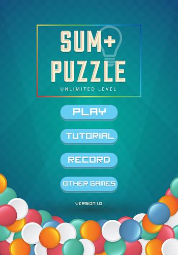 Sum+ Puzzle - Unlimited Level Screenshot10