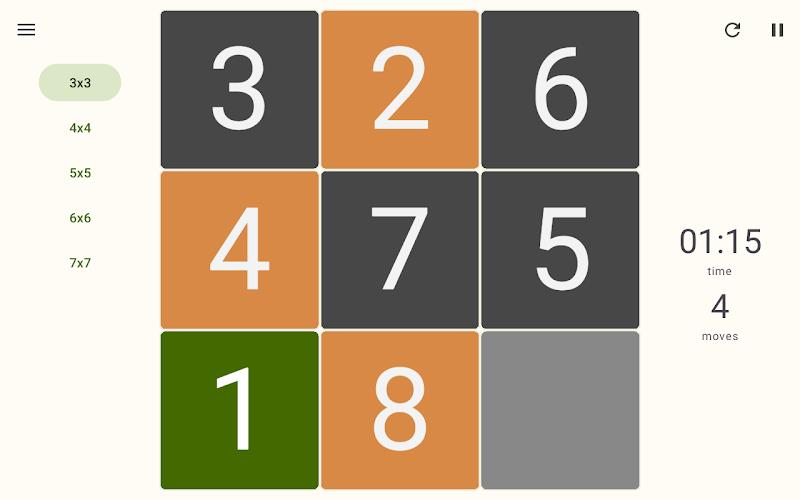 15 Number puzzle sliding game Screenshot10