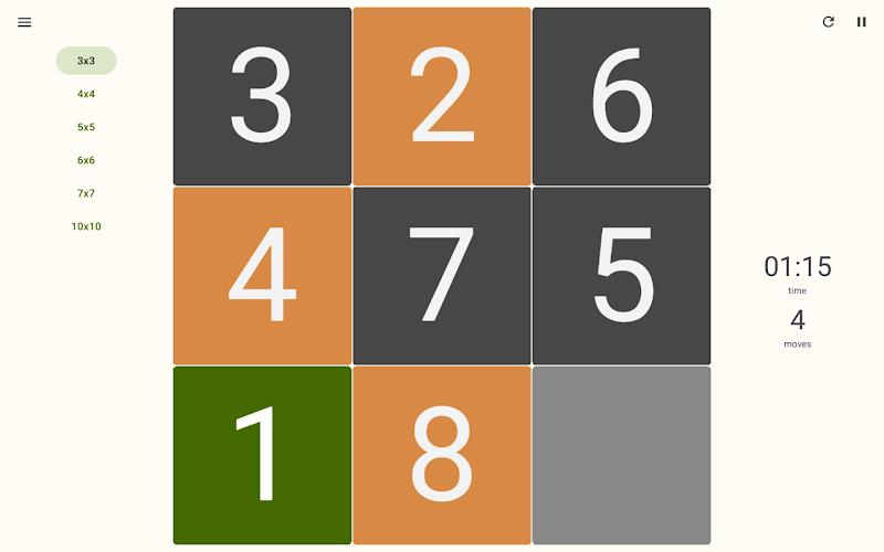 15 Number puzzle sliding game Screenshot17