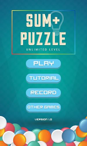 Sum+ Puzzle - Unlimited Level Screenshot4