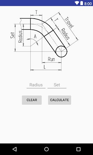 Offset Pipe calculator Screenshot5