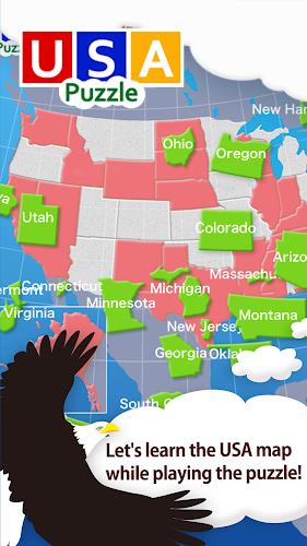 USA Map Puzzle Screenshot1