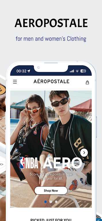 Aeropostale online store Screenshot3