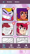 Coloring Brawl Stars Stickers Screenshot4